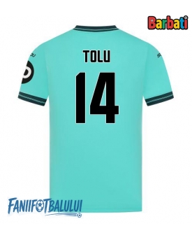 Wolves Tolu Arokodare #14 Tricou Fotbal Replică 2025-26 Barbati Deplasare